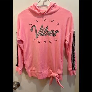 New Self Esteem Brand ‘Happy Vibes’ Velor Hoodie Size S